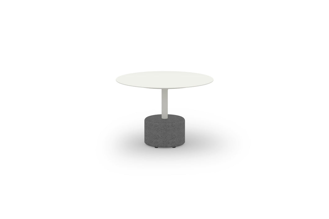 GLYPH Low Table 60 cm (Alu Top | Stone Base)