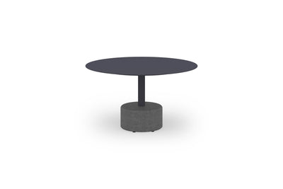 GLYPH Low Table 80 cm (Alu Top | Stone Base)