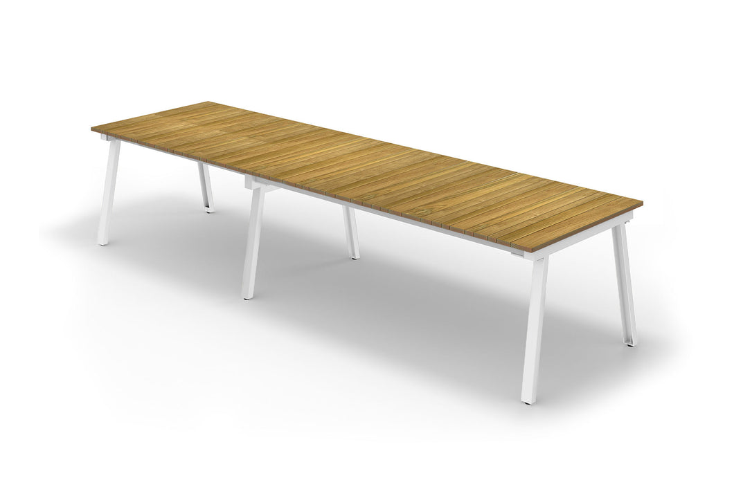 MAXXIMUS Extension Table 215-280-345 x 100 cm (Teak)